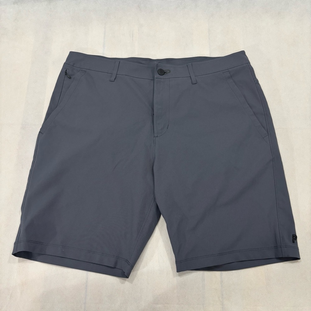 Public Rec Men’s Shorts 33 Gray Performance Stretch Casual